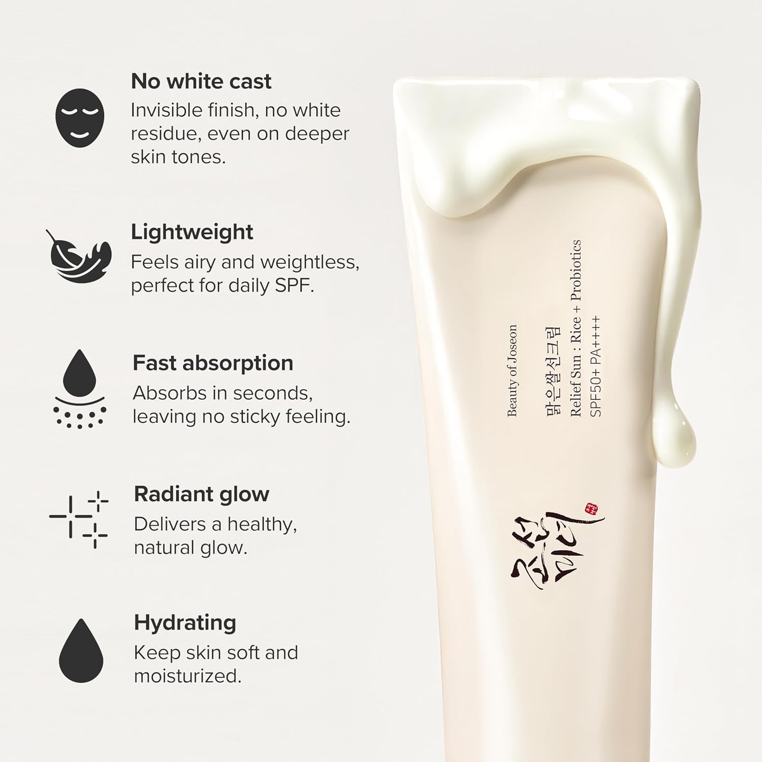 Beauty of Joseon Relief Sun : Rice + Probiotics (SPF50+ PA++++)