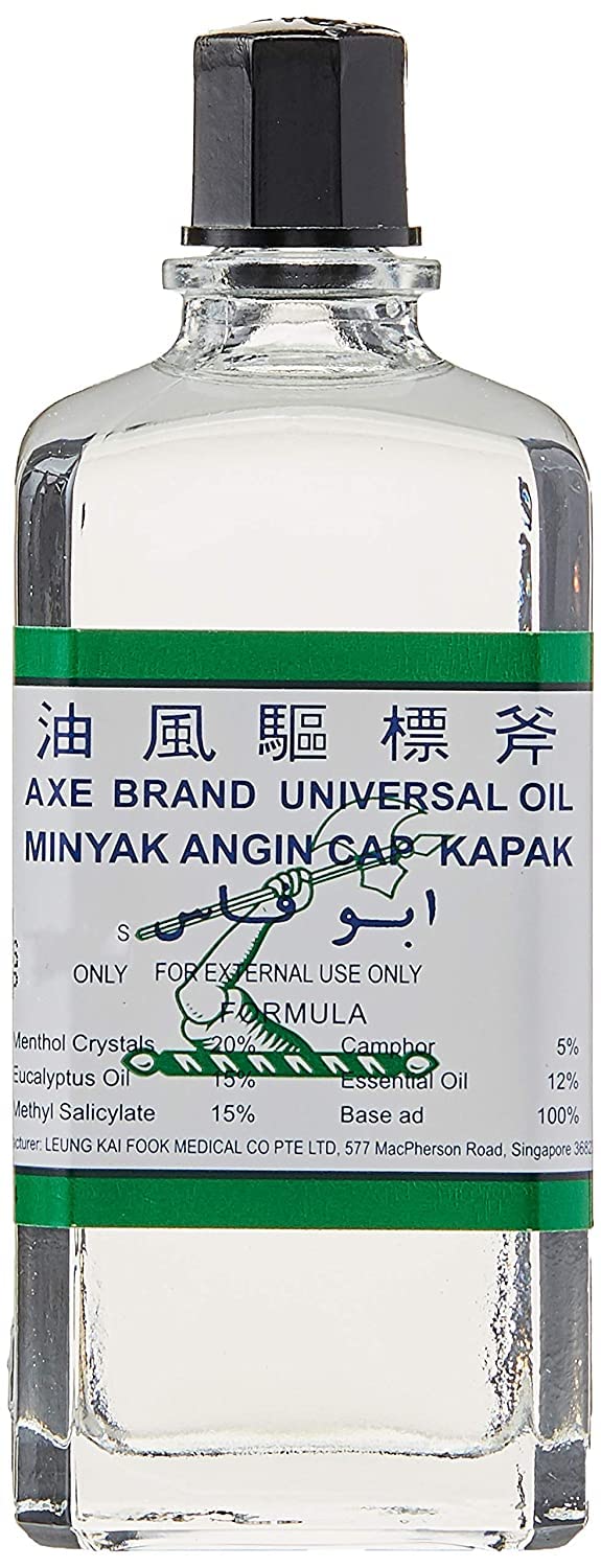 axe brand oil , oil, cold and headache